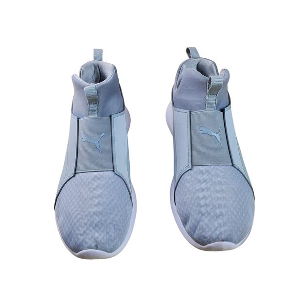 PUMA | Rebel Mid | Light Grey | Womens Cross Trainer Slip On Sneaker | Size 8 - Picture 2 of 7
